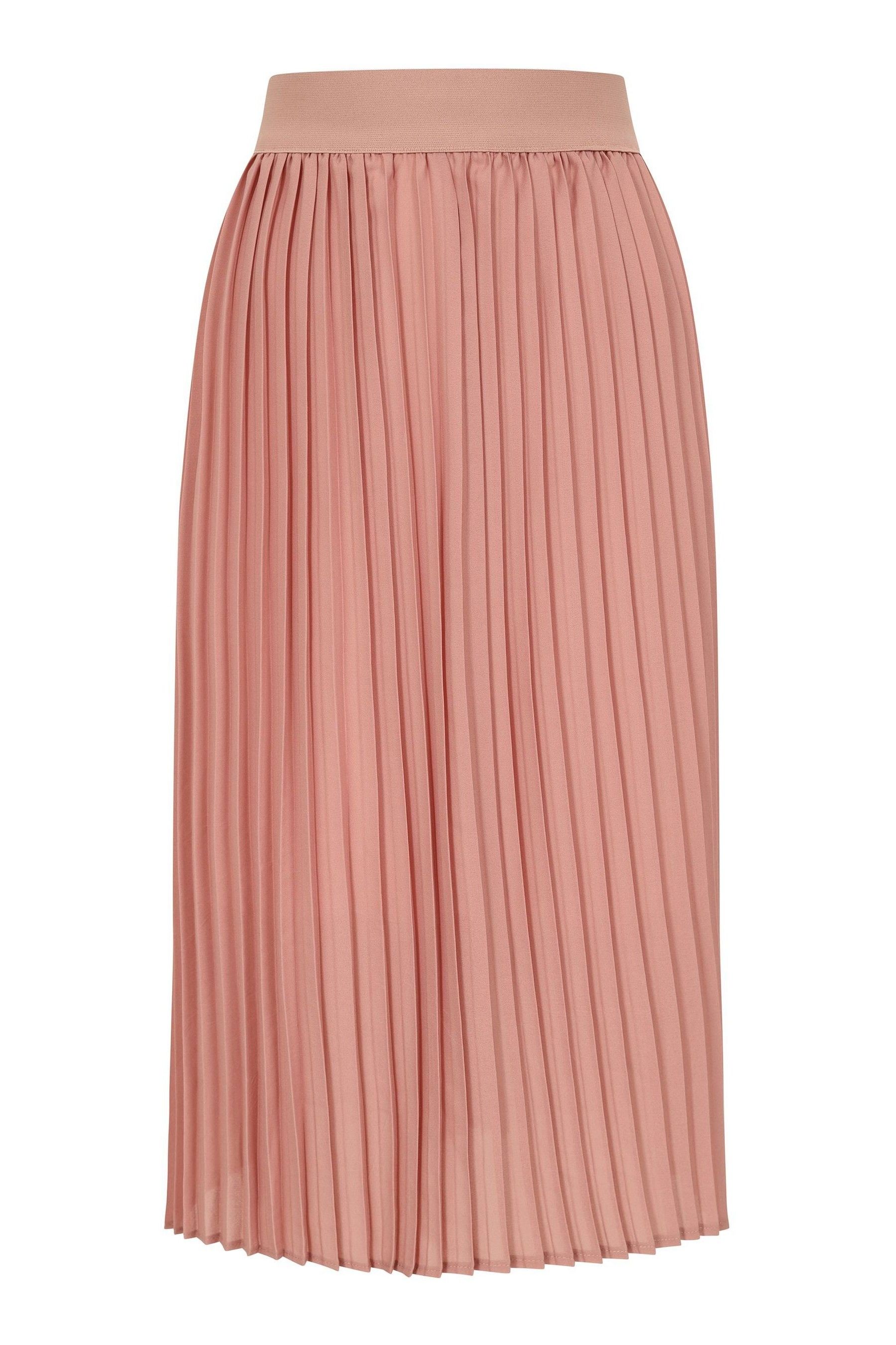 Buy Hot Squash Pink Pleated Skirt from the Next UK online shop
