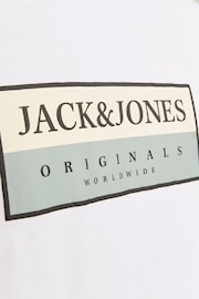 JACK & JONES Crew Neck Logo 100% Cotton T-Shirt - Bild 7 von 7