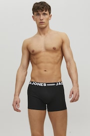 JACK & JONES Black Boxers 3 Pack - Image 2 of 5