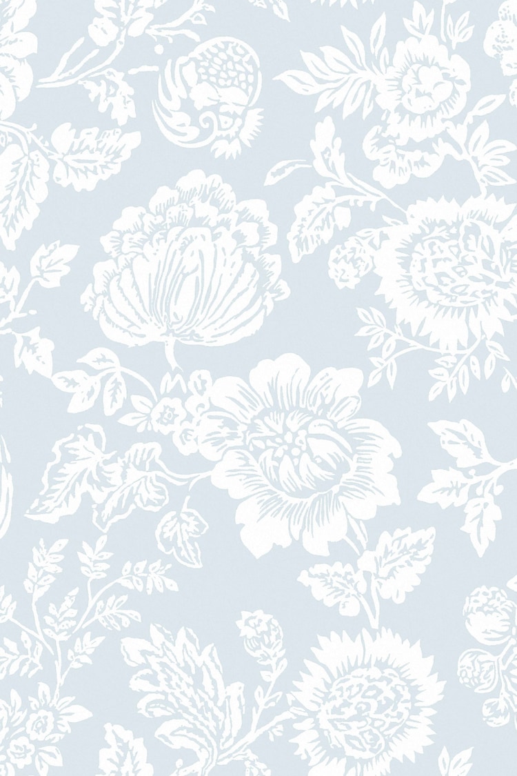 Shabby Chic by Rachel Ashwell® Blue Stipple 10M Wallpaper - Image 3 of 3