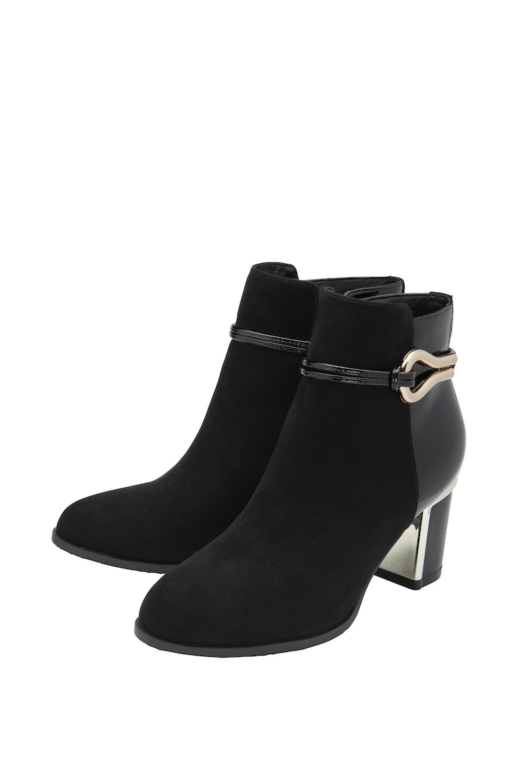 Lotus Black Ankle Boots - Image 2 of 4