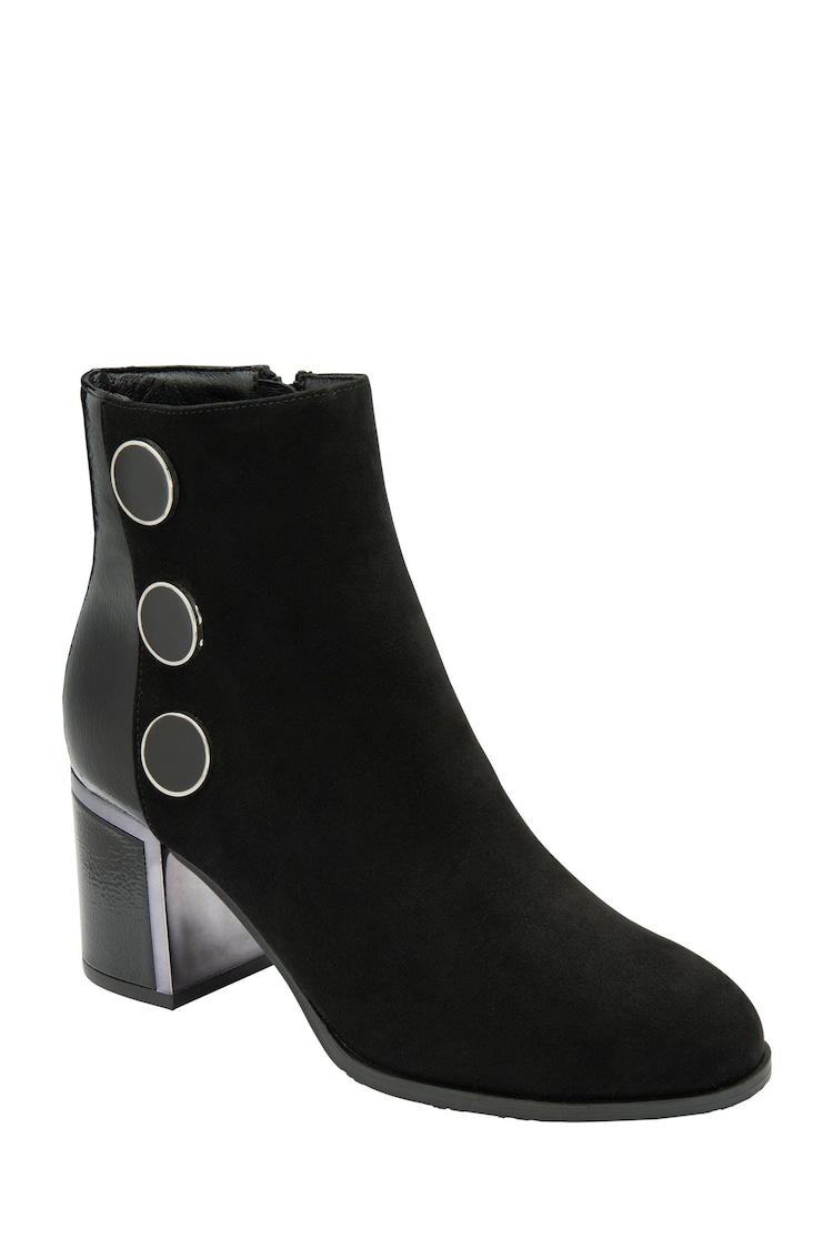 Lotus Black Ankle Boots - Image 1 of 4