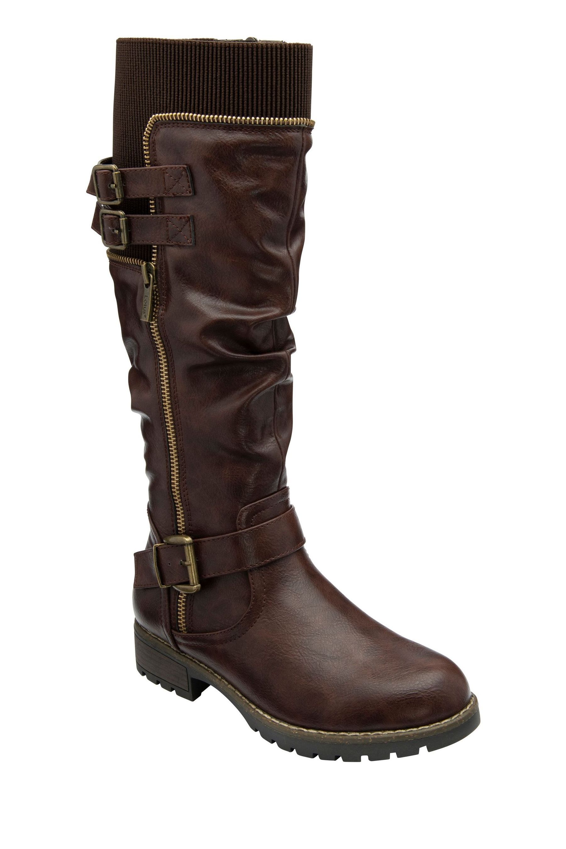 Lotus knee high boots discount