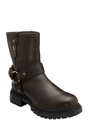 Lotus Brown Ankle Boots - Image 1 of 4