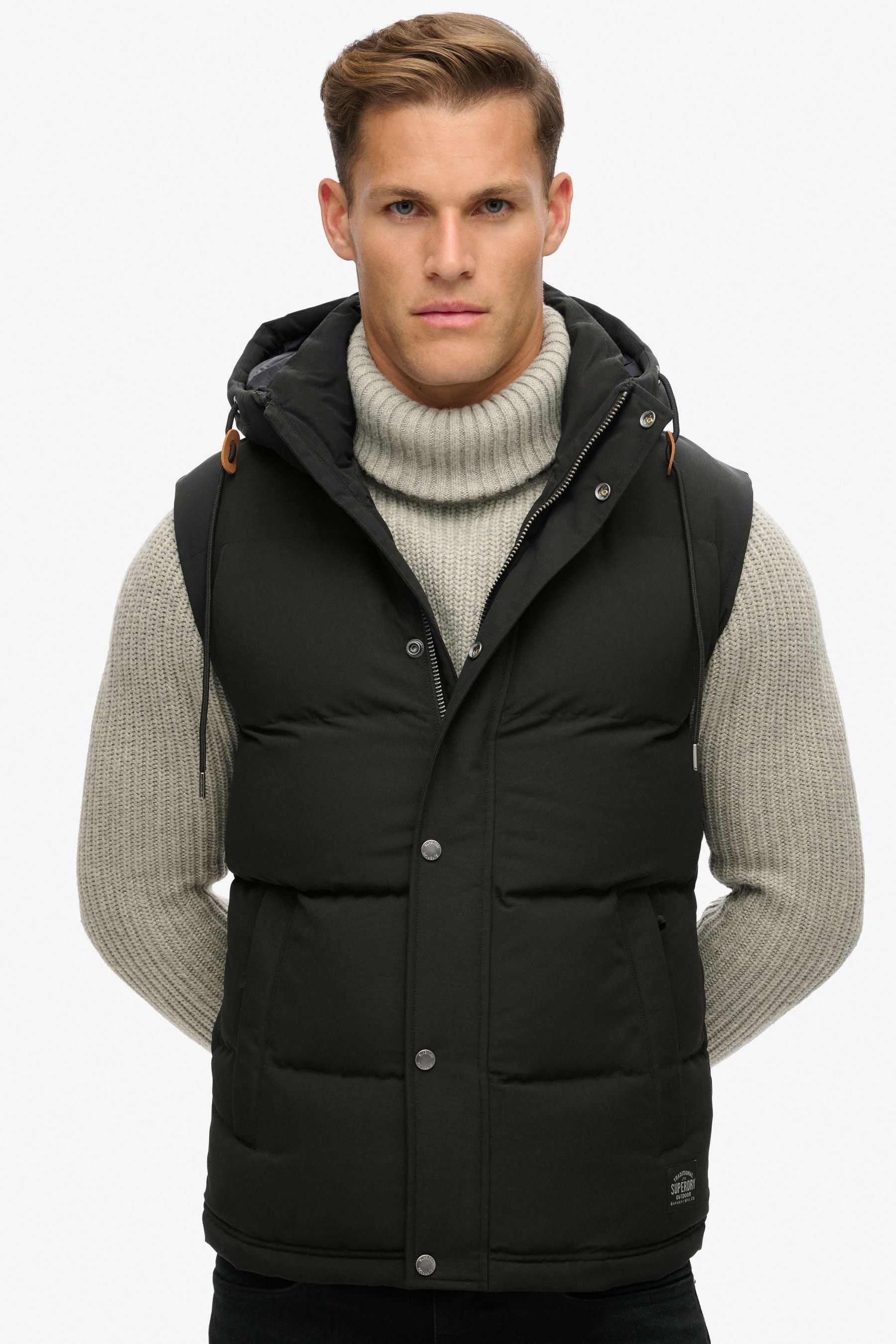 Superdry hooded gilet deals