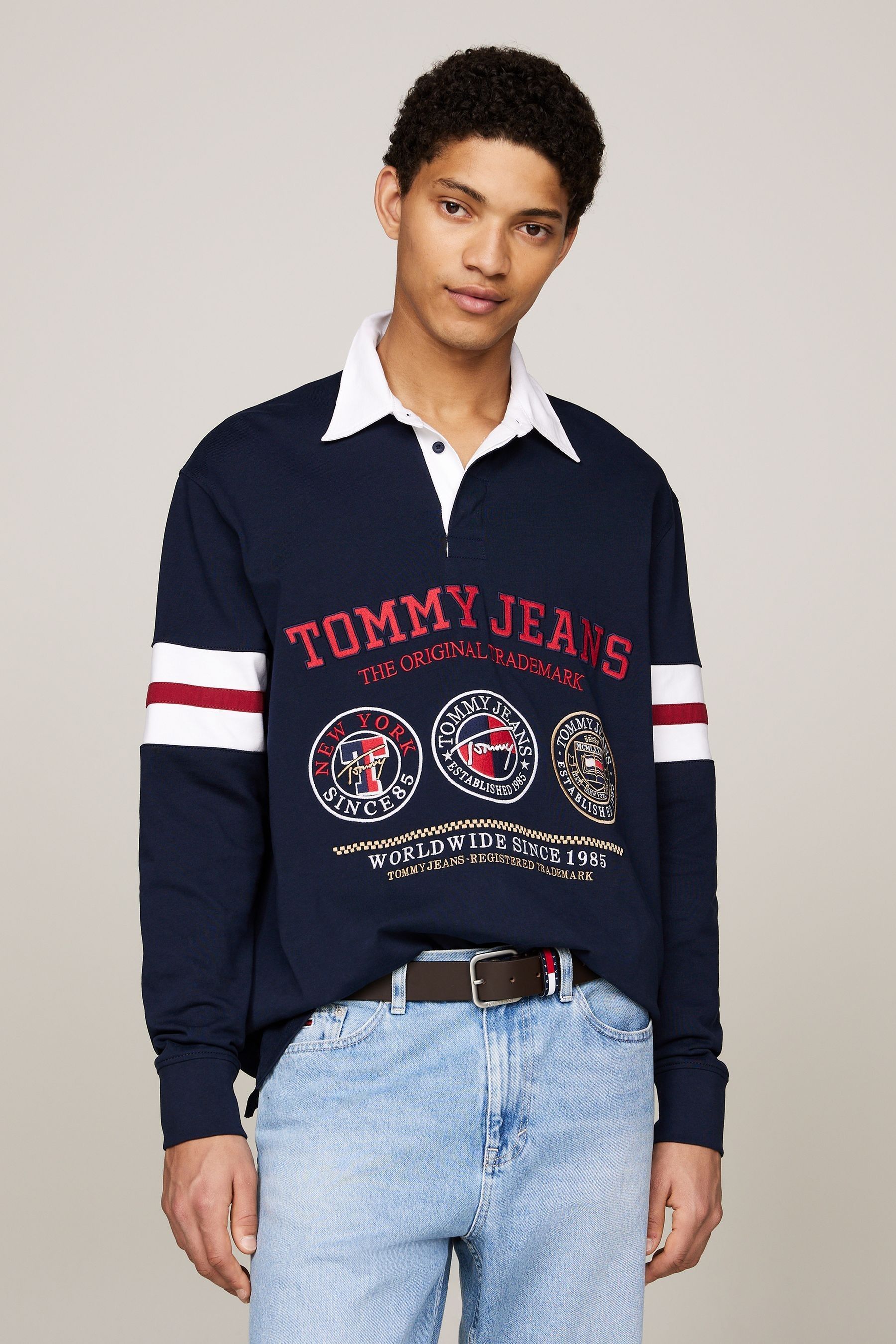 Tommy jeans rugby polo best sale