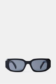 Mint Velvet Black Rectangular Sunglasses - Image 1 of 2