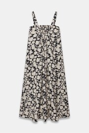 Mint Velvet Black Floral Midi Dress - Image 2 of 3