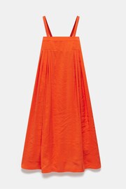 Mint Velvet Orange Floral Midi Dress - Image 3 of 4