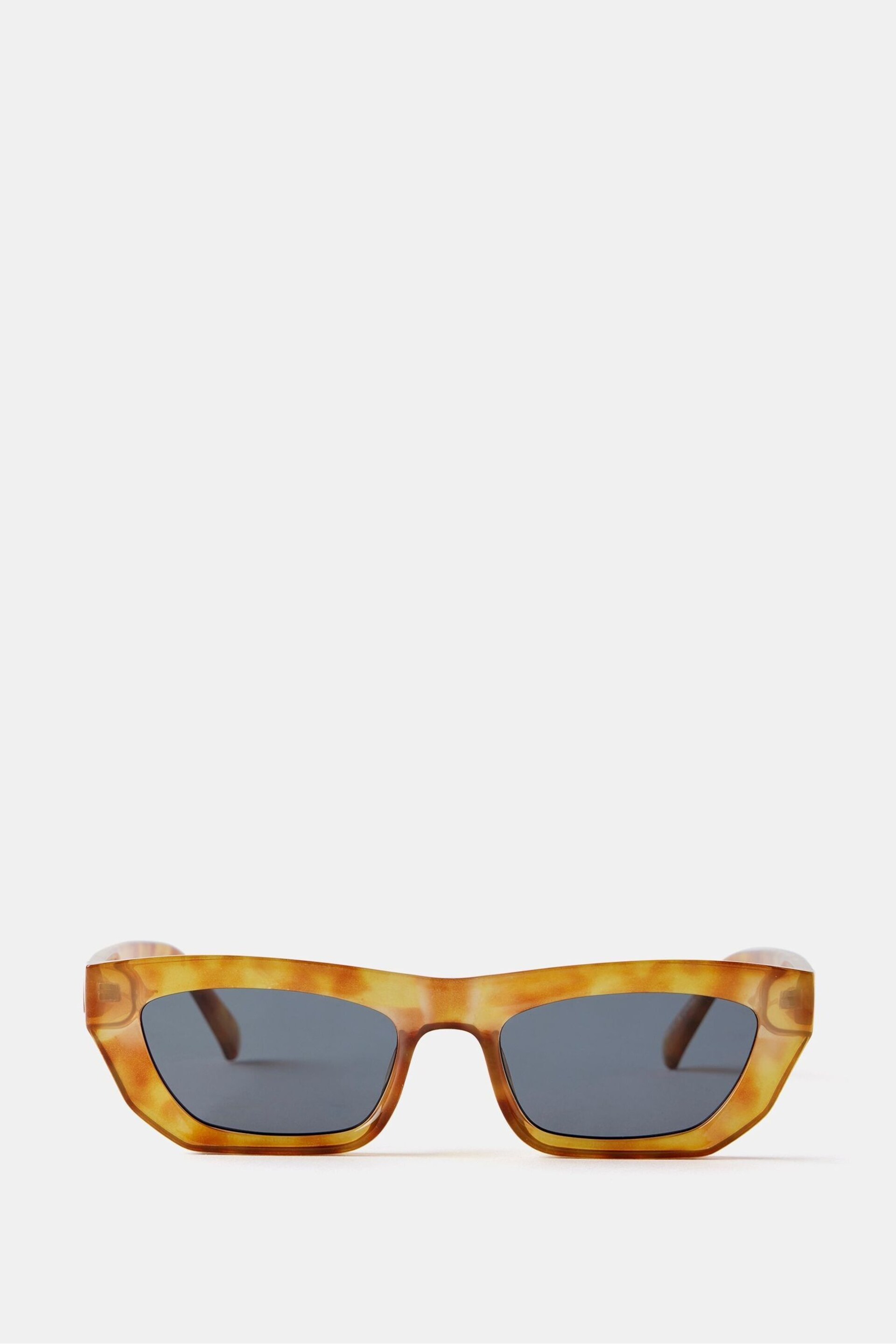 Mint Velvet Yellow Rectangular Sunglasses - Image 1 of 2