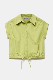 Mint Velvet Green Cotton Cargo Shirt - Image 3 of 4