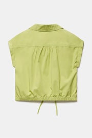 Mint Velvet Green Cotton Cargo Shirt - Image 4 of 4