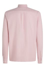 Tommy Hilfiger Pink Solid Heritage Oxford Shirt - Image 4 of 5