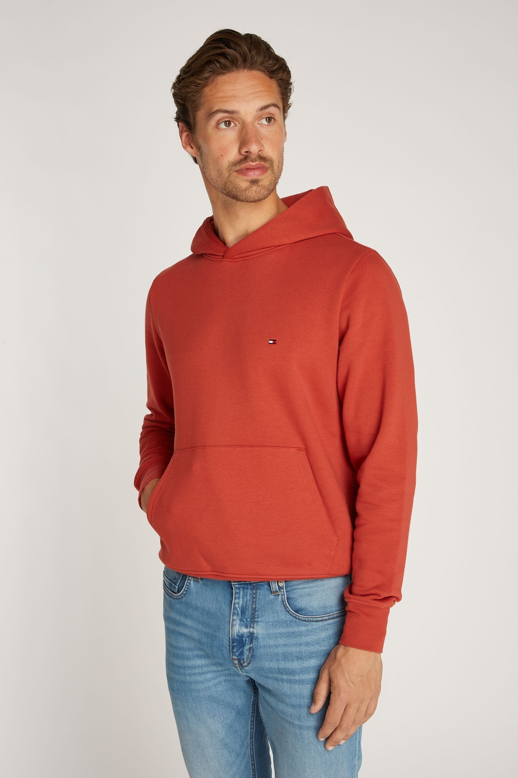 Buy Tommy Hilfiger Red Flag Logo Hoodie from Next Canada