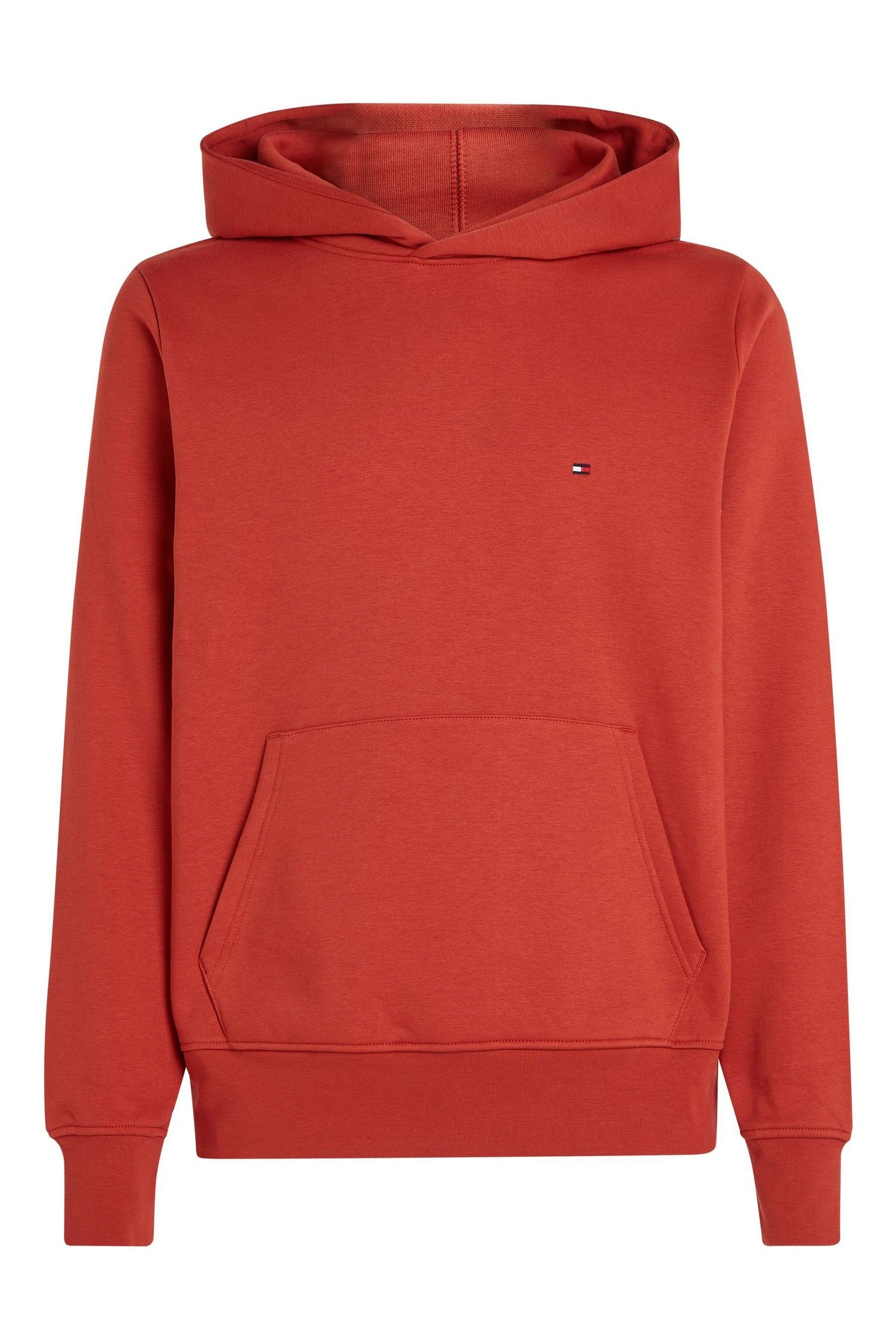 Tommy hilfiger red flag hoodie sales