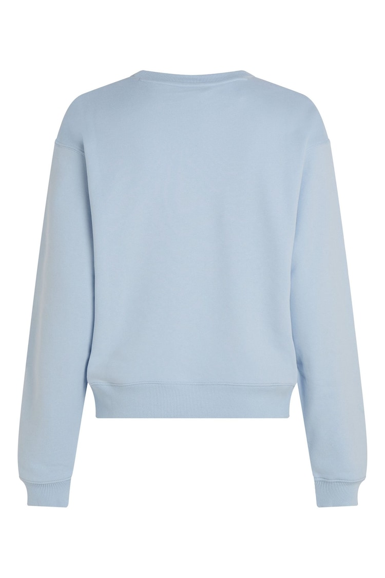 Tommy Hilfiger Blue Regular Fit Modern Script Sweatshirt - Image 2 of 3