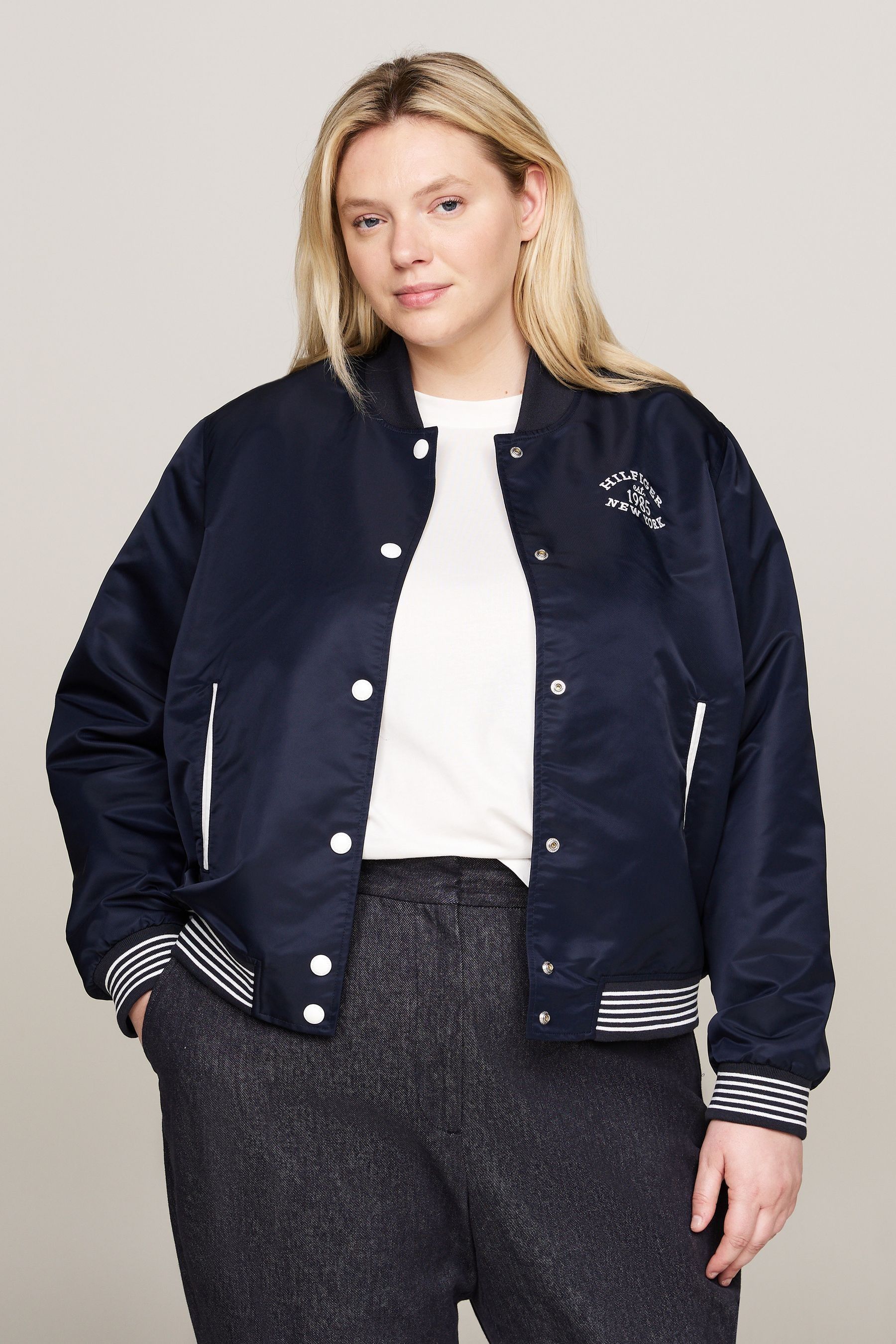 Buy Tommy Hilfiger Blue Bomber Jacket from Next Hong Kong
