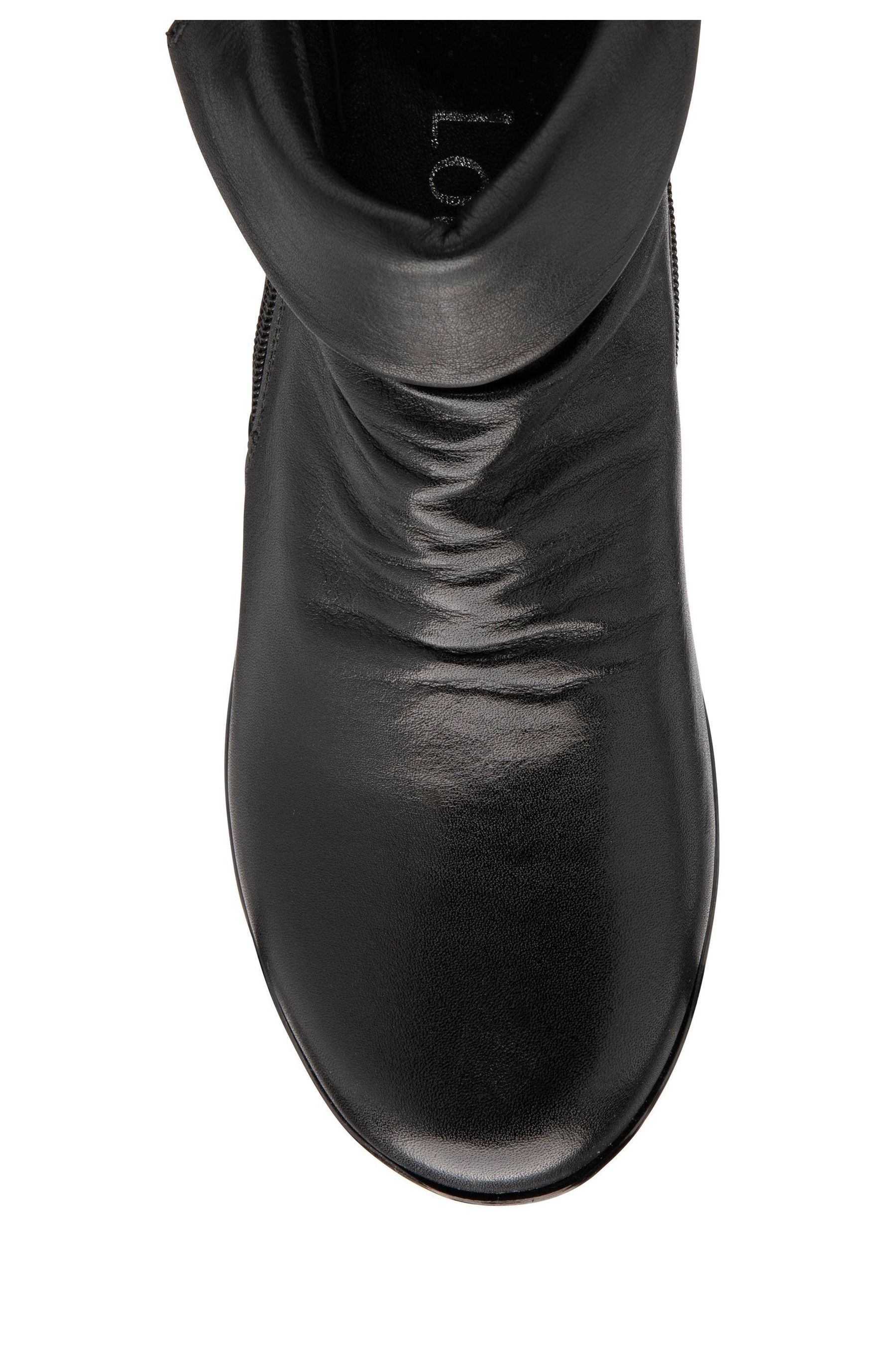 Lotus black ankle boots top