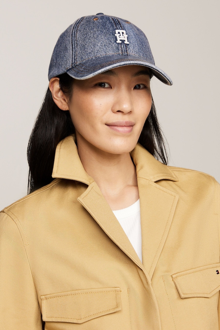 Tommy Hilfiger Blue Utility Denim Cap - Image 1 of 5