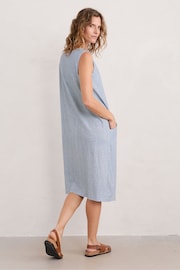 Seasalt Cornwall Blue Halldrine Jersey Dress - Image 3 of 6