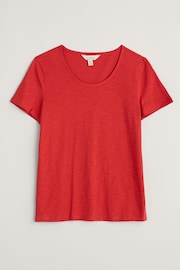 Seasalt Cornwall Red Camerance Scoop Neck T-Shirt - Image 4 of 5