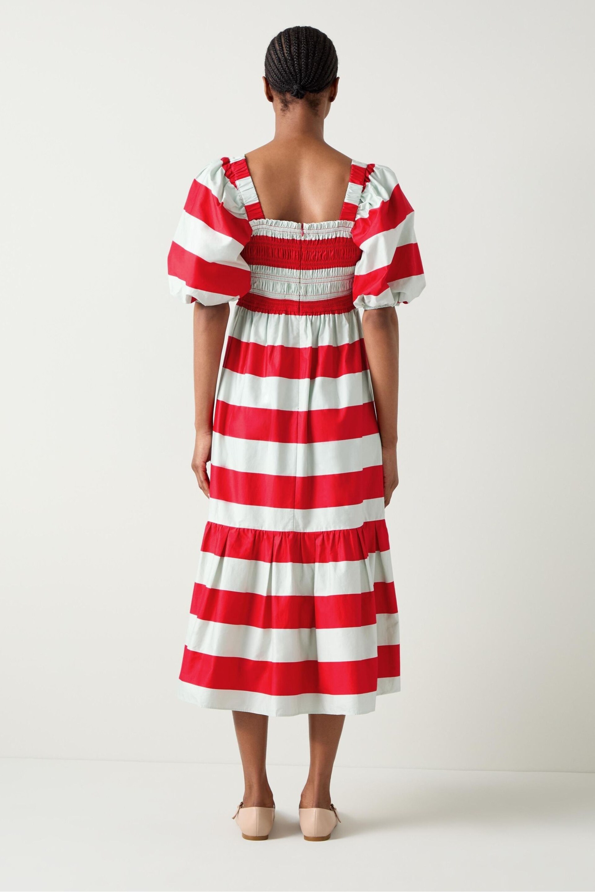 LK Bennett Ruby Stripe Print Dress - Image 2 of 5