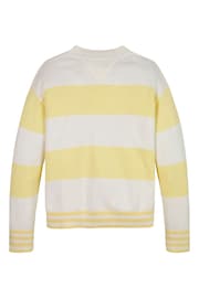 Tommy Hilfiger Yellow Utility Colorblock Crew Neck Sweater - Image 5 of 5