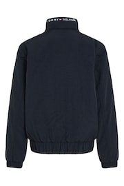 Tommy Hilfiger Blue Essential Padded Bomber Jacket - Image 5 of 6