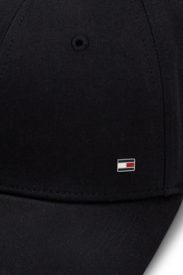 Tommy Hilfiger Black TH Cotton Cap - Image 4 of 4