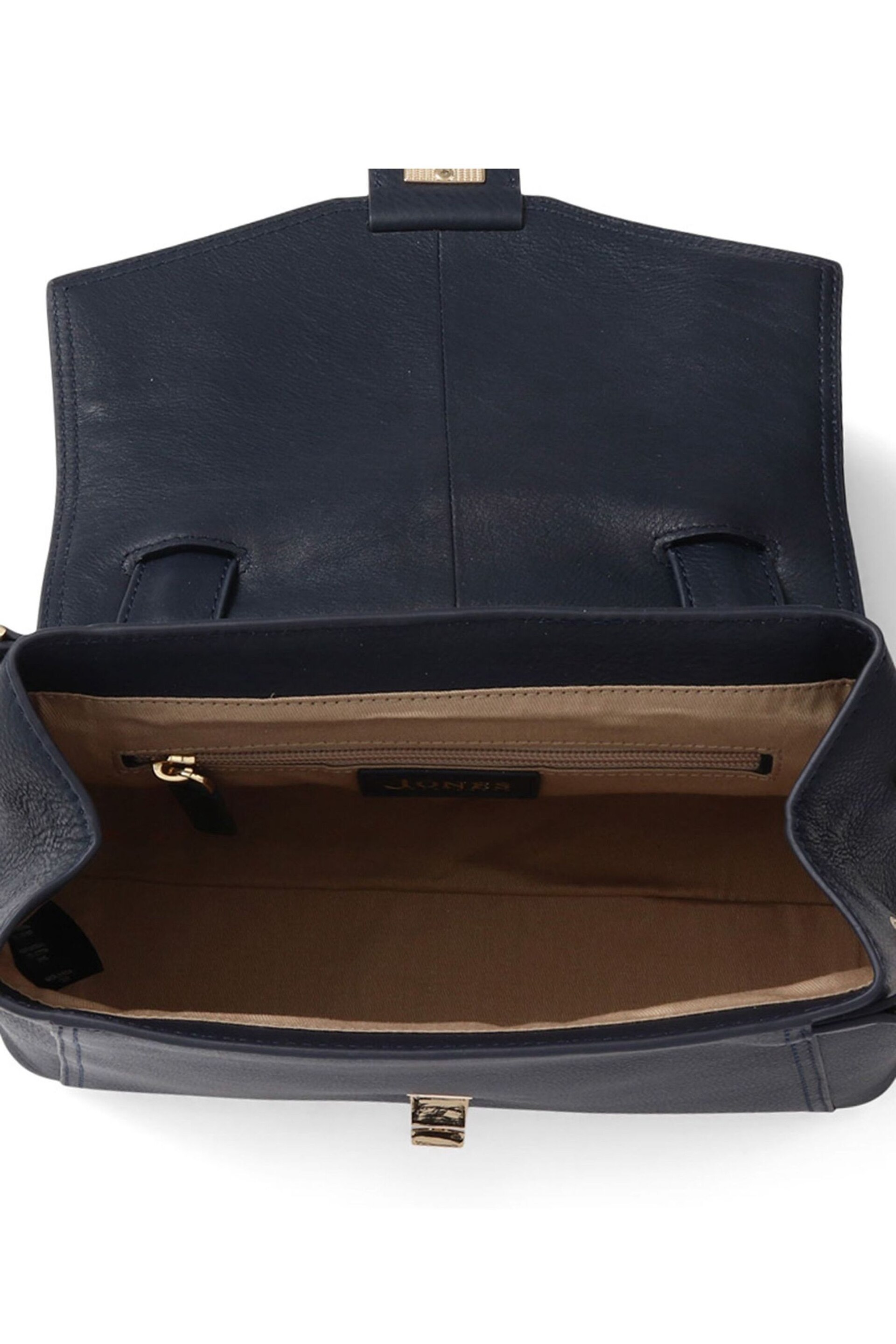 Jones Bootmaker Blue Vanya Leather Handbag - Image 3 of 3