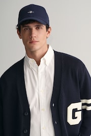 GANT Blue Varsity Cardigan - Image 4 of 4