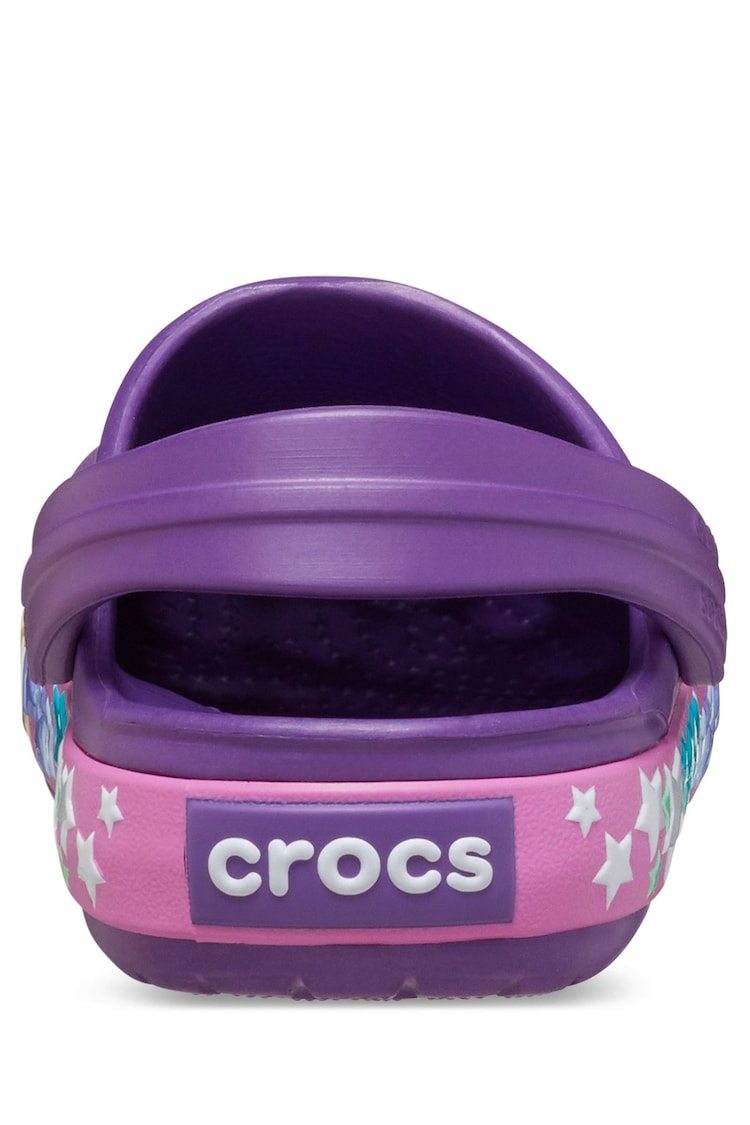 Crocs Purple Star Crocband Kids Clogs - Image 2 of 5