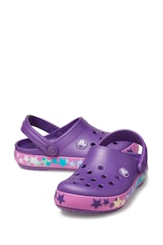 Crocs Purple Star Crocband Kids Clogs - Image 4 of 5