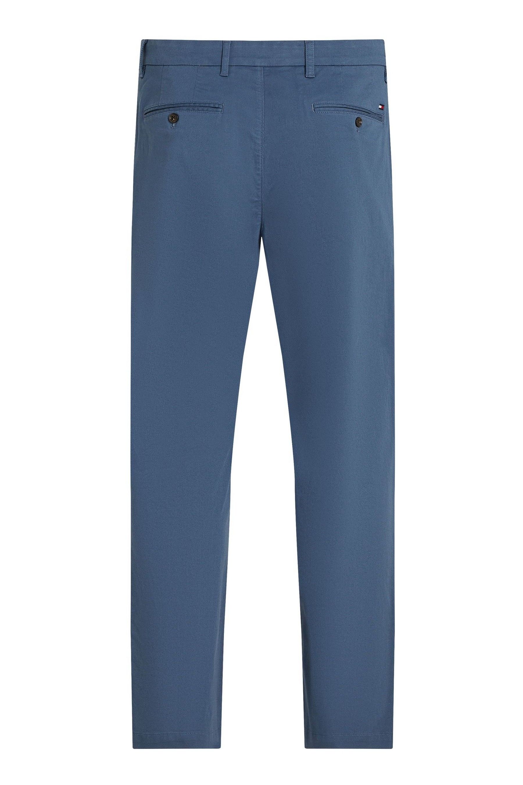 Tommy Hilfiger Blue Denton Printed Chino Trousers