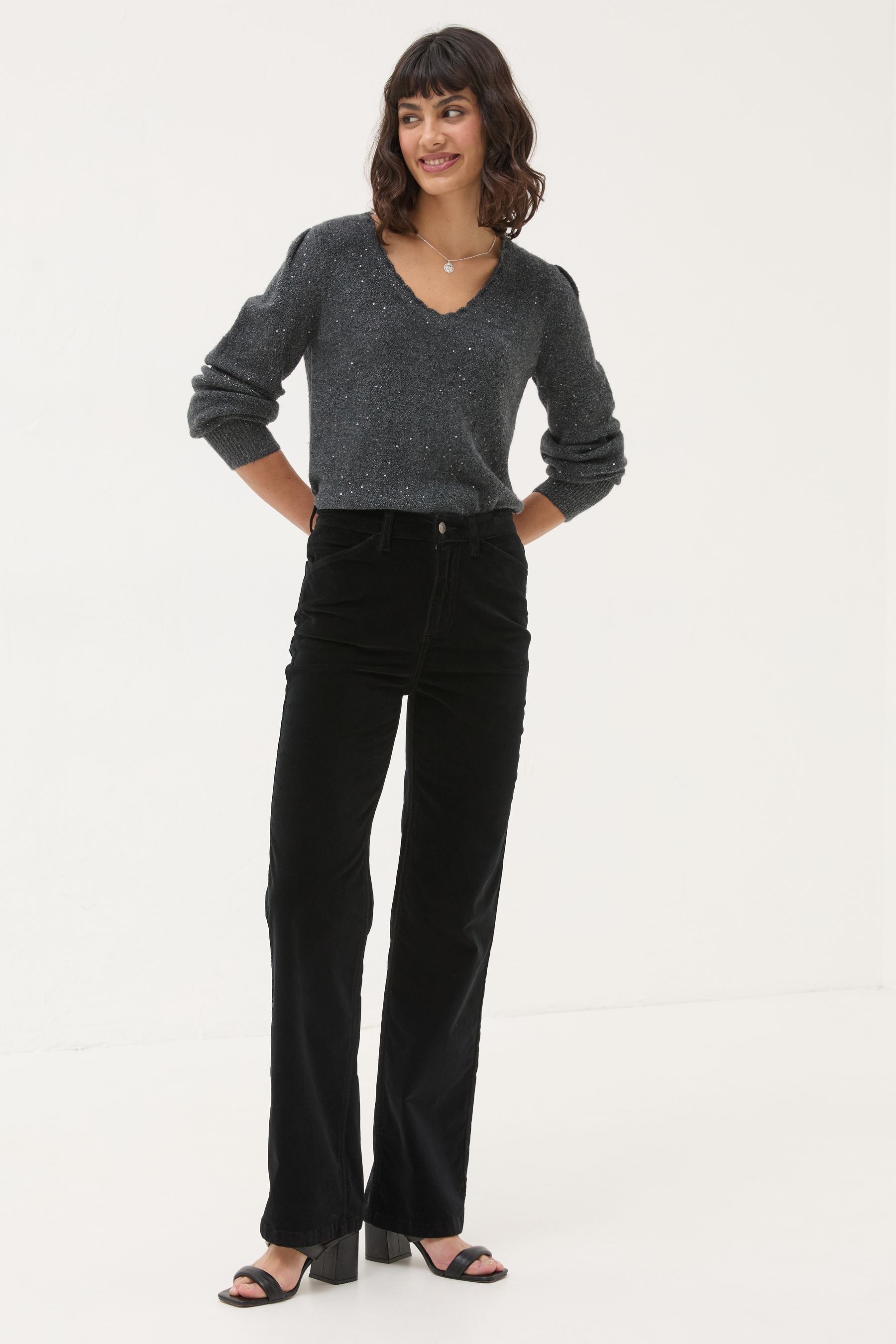 Next black velvet trousers new arrivals