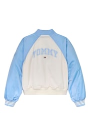 Tommy Hilfiger Blue Varsity Bomber Jacket - Image 5 of 5