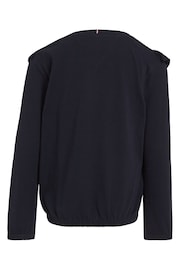 Tommy Hilfiger Blue Ruffle T-Shirt - Image 5 of 6