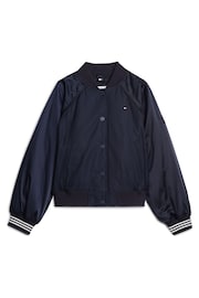 Tommy Hilfiger Blue Varsity Bomber Jacket - Image 4 of 4