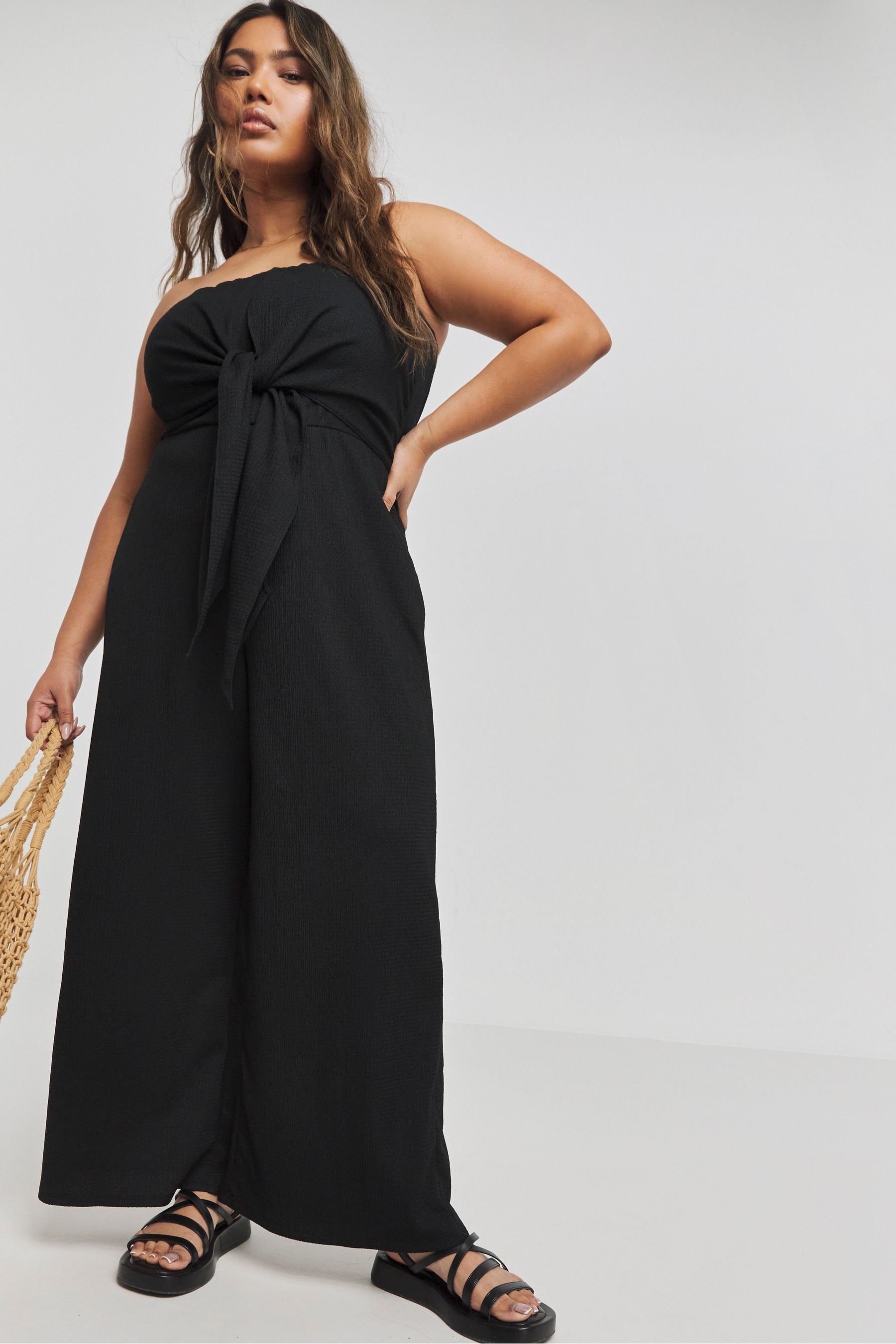 Bandeau jersey jumpsuit discount