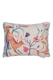 Voyage Maison Linen Frieda Fox Pom-Pom Cushion - Image 2 of 3