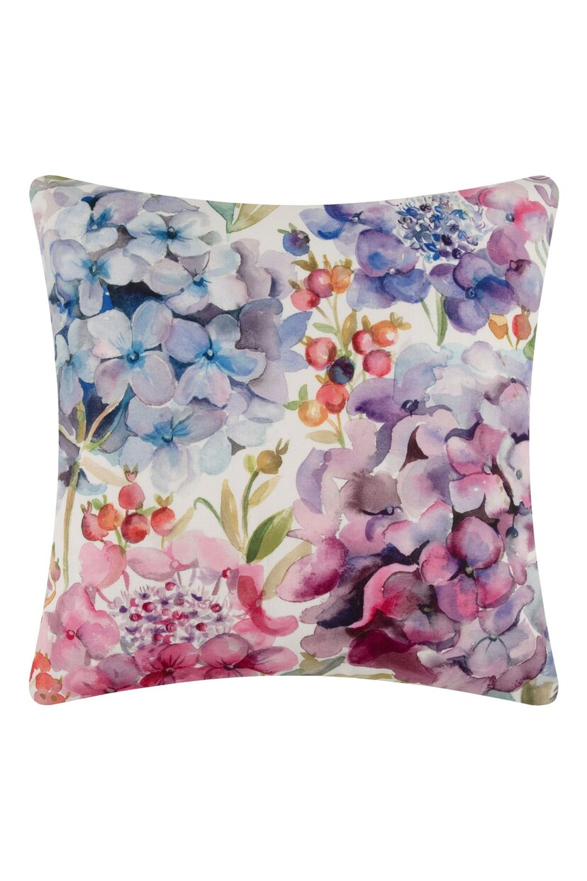Voyage Maison Multicolour Hydrangea Floral Outdoor Cushion - Image 3 of 5