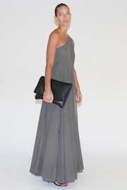 Religion Brown One Shoulder Maxi Dress With Full Skirt - Image 3 of 7
