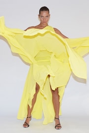 Religion Yellow One Shoulder Maxi Dress With Full Skirt - Image 6 of 6