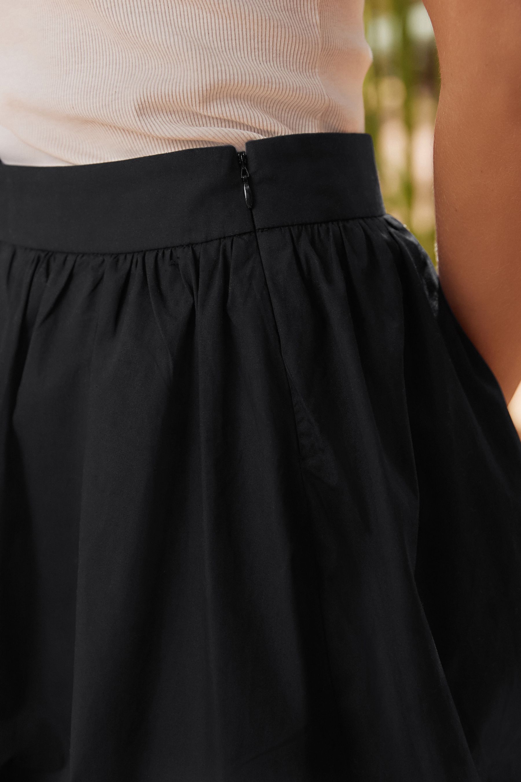 Plus size black bubble skirt best sale