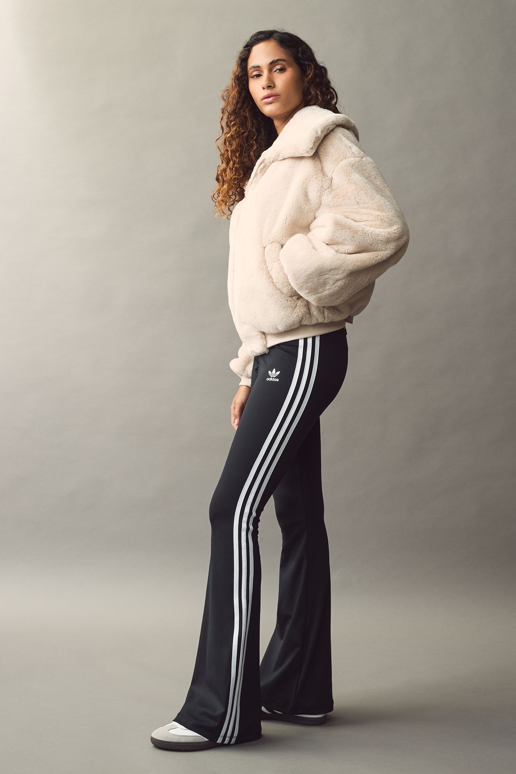 adidas Originals Black Flared Leggings