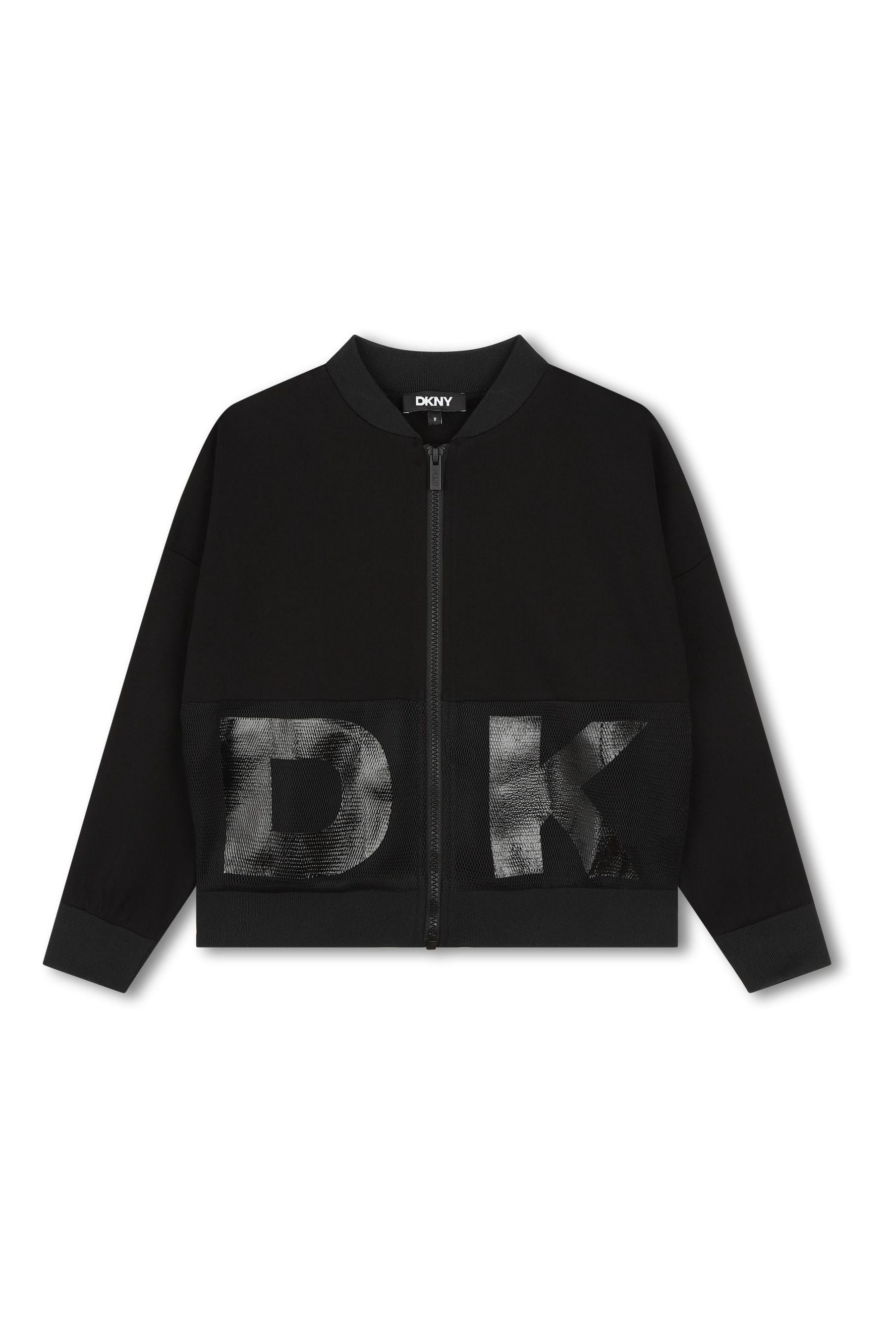Dkny black bomber jacket outlet