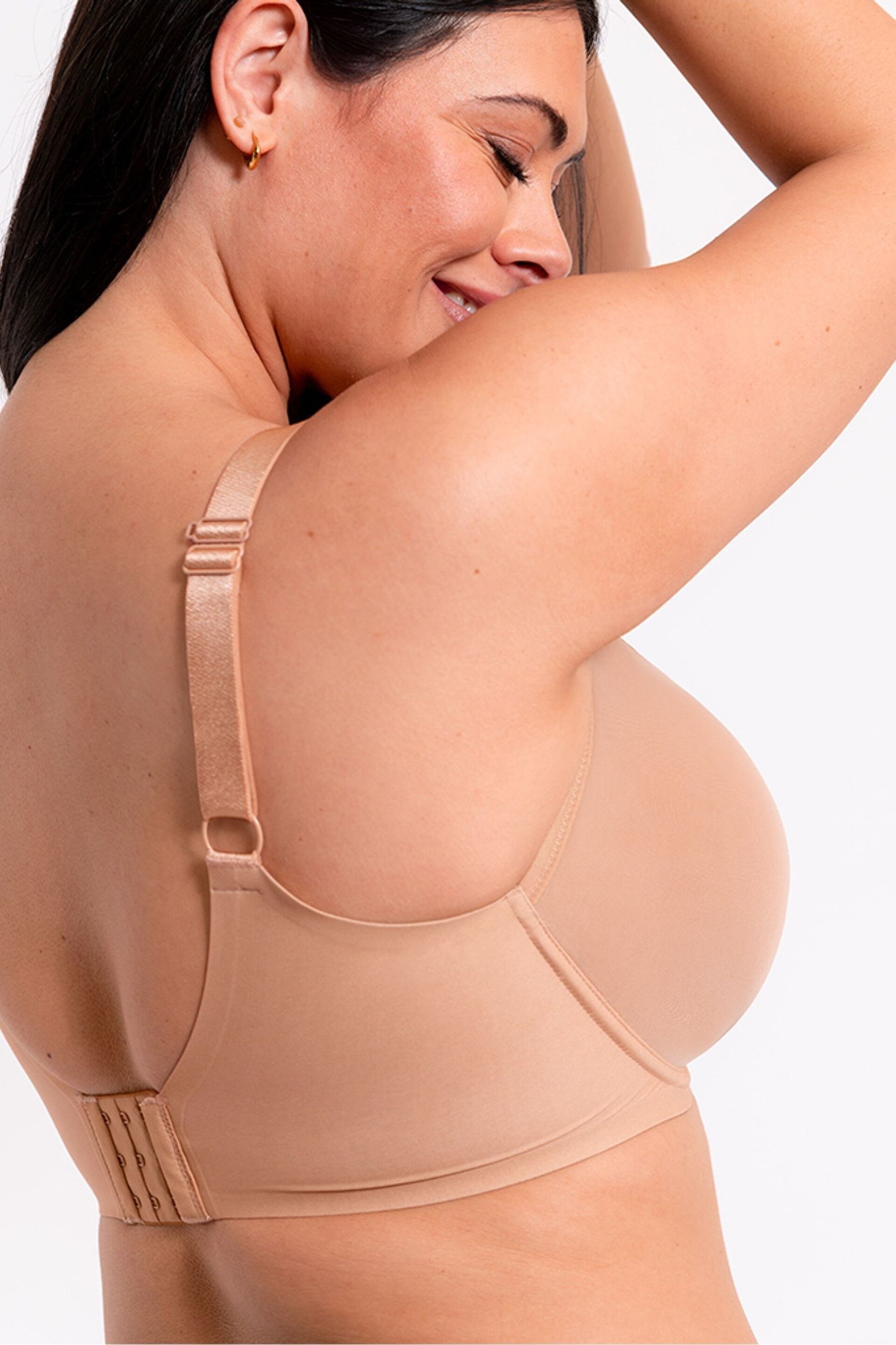 Curvy Kate Smoothie Spacer T-Shirt Plunge Nude Bra - Image 3 of 6