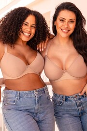 Curvy Kate Smoothie Spacer T-Shirt Plunge Nude Bra - Image 6 of 6
