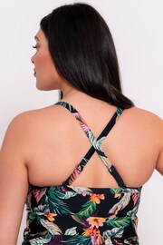 Curvy Kate Cuba Libre Print Mix Black Tankini Top - Image 4 of 6