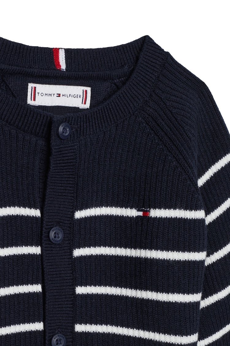 Tommy Hilfiger Blue Weater Ribbed 2 Piece Set - Image 3 of 3